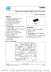 L6566A datasheet pdf ST Microelectronics