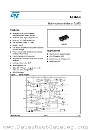 L6566B datasheet pdf ST Microelectronics
