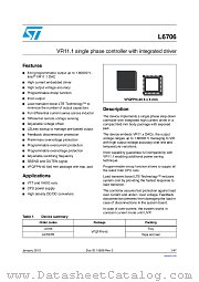 L6706TR datasheet pdf ST Microelectronics