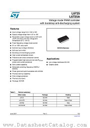 L6725TR datasheet pdf ST Microelectronics
