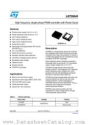 L6728AH datasheet pdf ST Microelectronics