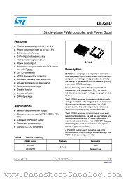 L6728DTR datasheet pdf ST Microelectronics