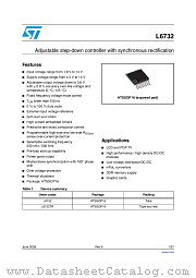 L6732TR datasheet pdf ST Microelectronics