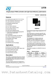 L6738 datasheet pdf ST Microelectronics