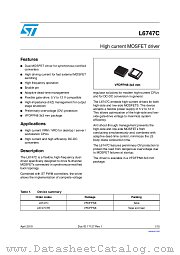 L6747CTR datasheet pdf ST Microelectronics