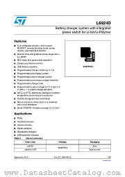 L6924D013TR datasheet pdf ST Microelectronics