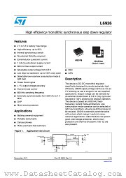 L6926Q1TR datasheet pdf ST Microelectronics