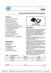 L6935TR datasheet pdf ST Microelectronics