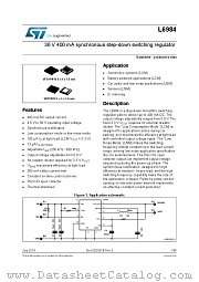 L6984TR datasheet pdf ST Microelectronics