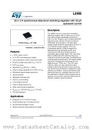L6986 datasheet pdf ST Microelectronics