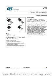 L78M15CV-DG datasheet pdf ST Microelectronics