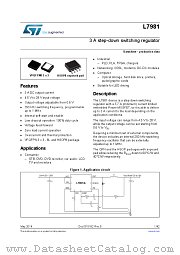 L7981 datasheet pdf ST Microelectronics
