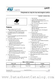 L9177 datasheet pdf ST Microelectronics