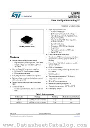 L9678TR-S datasheet pdf ST Microelectronics
