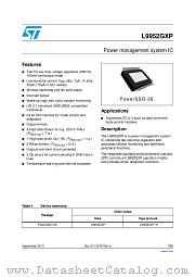 L9952GXPTR datasheet pdf ST Microelectronics