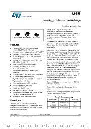 L9958 datasheet pdf ST Microelectronics