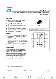 LCDP1521SRL datasheet pdf ST Microelectronics