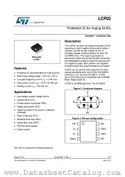 LCP02 datasheet pdf ST Microelectronics