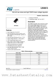 LD59015 datasheet pdf ST Microelectronics