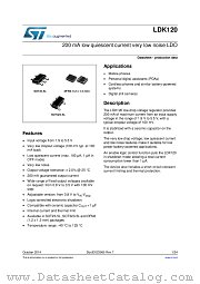 LDK120C10R datasheet pdf ST Microelectronics