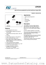 LDK220M-R datasheet pdf ST Microelectronics