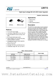 LDK715M42R datasheet pdf ST Microelectronics