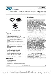 LED2472GBTR datasheet pdf ST Microelectronics