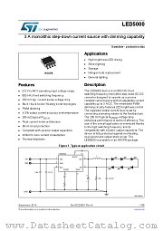 LED5000PHR datasheet pdf ST Microelectronics