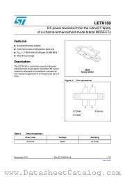 LET9150 datasheet pdf ST Microelectronics