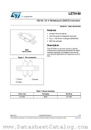 LET9180 datasheet pdf ST Microelectronics
