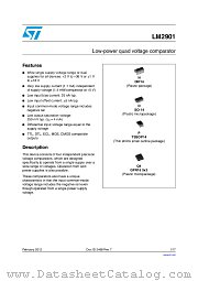LM2901YD datasheet pdf ST Microelectronics