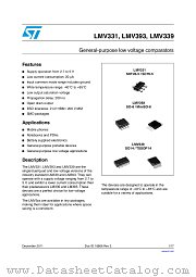 LMV393IDT datasheet pdf ST Microelectronics