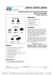 LMX358IST datasheet pdf ST Microelectronics