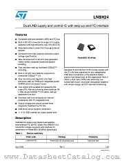 LNBH24TPPR datasheet pdf ST Microelectronics