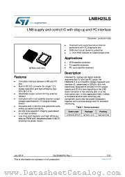 LNBH25LSPQR datasheet pdf ST Microelectronics