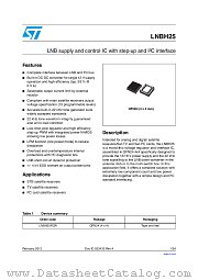 LNBH25PQR datasheet pdf ST Microelectronics