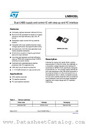 LNBH26L datasheet pdf ST Microelectronics