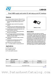 LNBH26PQR datasheet pdf ST Microelectronics