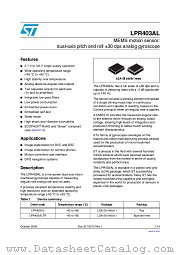 LPR403ALTR datasheet pdf ST Microelectronics