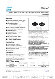 LPS331APTR datasheet pdf ST Microelectronics