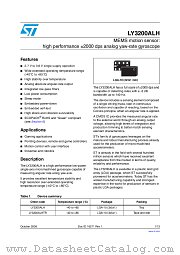 LY3200ALHTR datasheet pdf ST Microelectronics