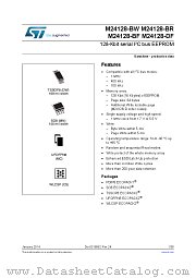 M24128-DFCS6TP/K datasheet pdf ST Microelectronics