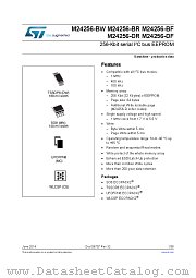 M24256-BFDW6TP datasheet pdf ST Microelectronics