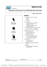 M24C16-DRDW3TP/K datasheet pdf ST Microelectronics