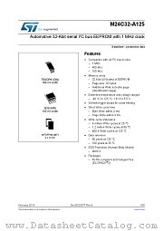 M24C32-DRDW3TP/K datasheet pdf ST Microelectronics