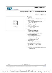 M24C32S-FCU6T/T datasheet pdf ST Microelectronics
