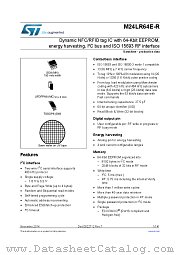 M24LR64E-RDW6T/2 datasheet pdf ST Microelectronics
