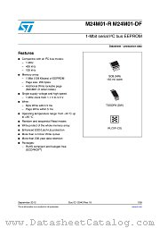 M24M01-DFDW6TP datasheet pdf ST Microelectronics
