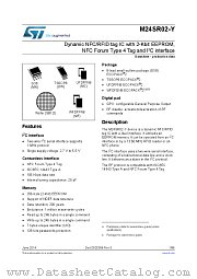 M24SR02-YMC6T/2 datasheet pdf ST Microelectronics