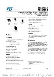 M24SR04-YDW6T/2 datasheet pdf ST Microelectronics